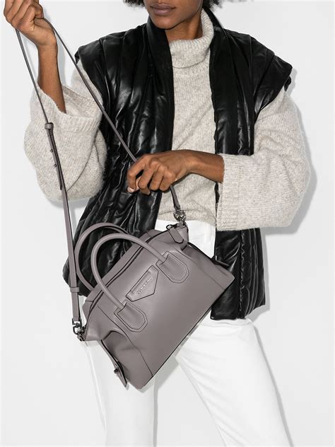 small grey givenchy bag|givenchy leather shoulder handbags.